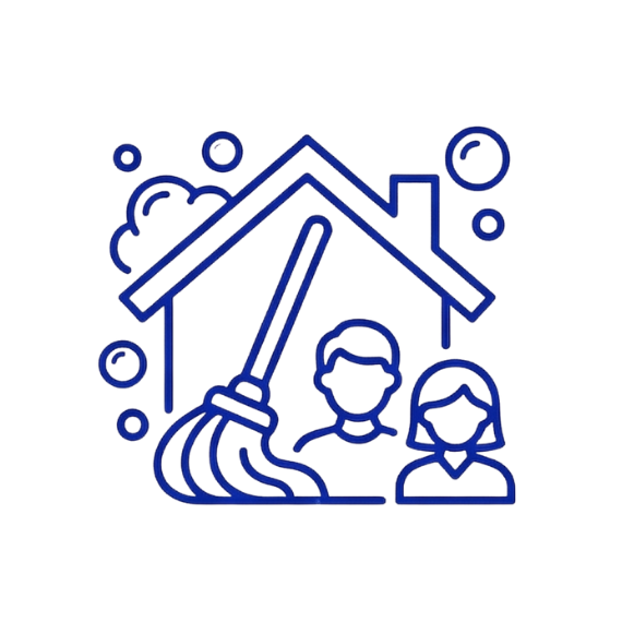 icono limpieza de chalets para estudiantes